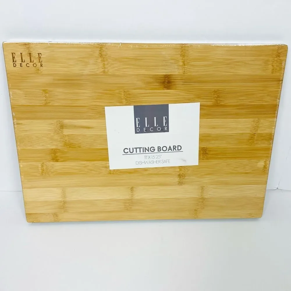 Elle Decor Dishwasher Safe Gourmet Cutting Board